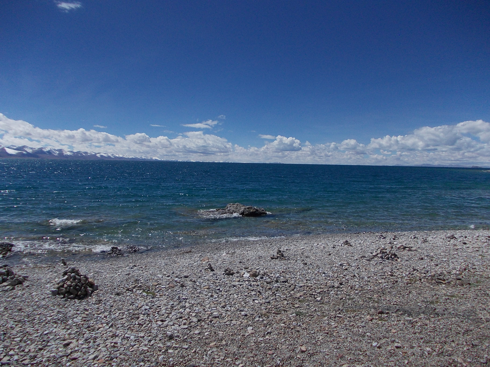 Der Nam Co See ist vier Mal so groß wie der Bodensee –  Foto: @Torsten_Haberzettl