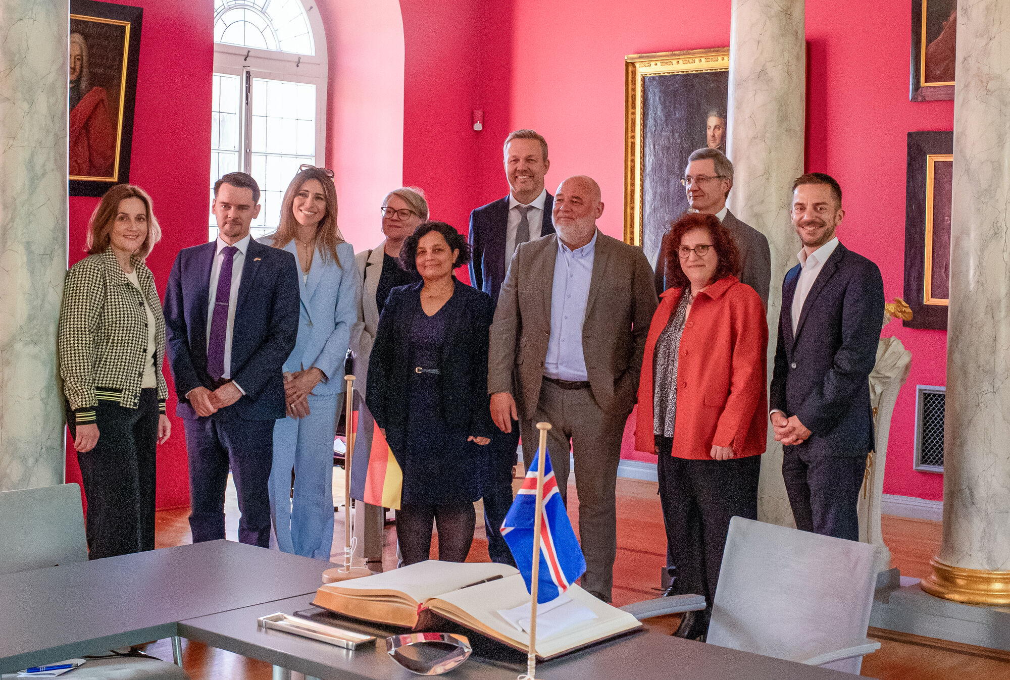 Visit of Iceland's Minister of Culture and Ambassador to Germany in Greifswald
