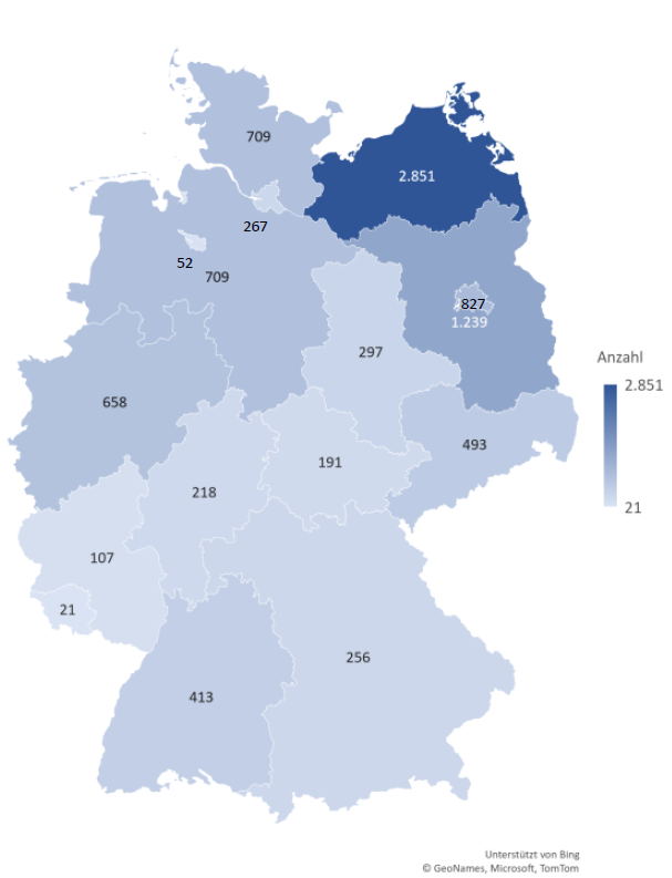 Where students in Germany come from.