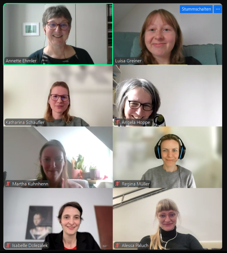Ausschnitt des Bildschirms des Zoom-Meetings dieser Veranstaltung