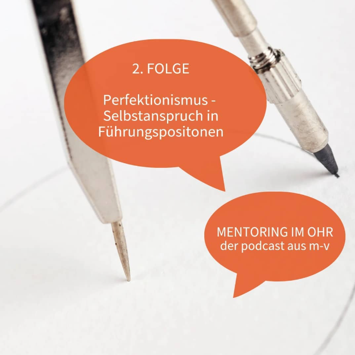 Zu sehen ist ein Zirkel und zwei Kreise mit dem Titel des Podcasts und dem Titel der Folge. Symbolbild.