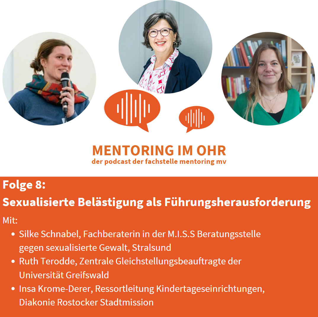 Zu sehen sind die drei Expertinnen, die in der Podcastfolge sprechen.