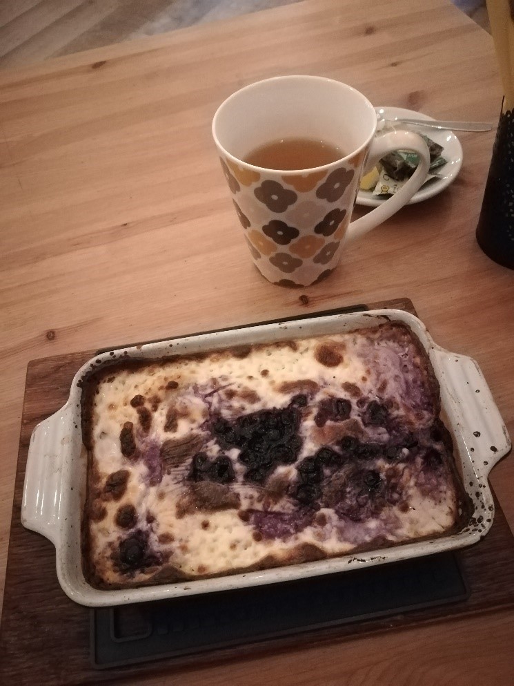 Štrukli mit Heidelbeeren (typische Spezialität) - Foto: Marie-Luise Pietsch Štrukli mit Heidelbeeren (typische Spezialität) - Foto: Marie-Luise Pietsch