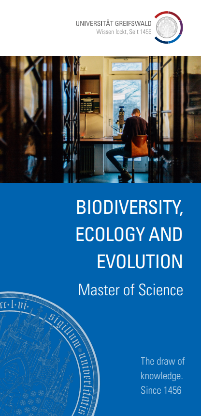 Coverbild Studienfachflyer Master Biodiversity, Ecology and Evolution