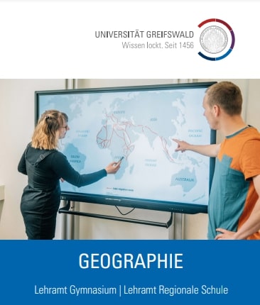 Coverbild Studienfachflyer Lehramt Geographie