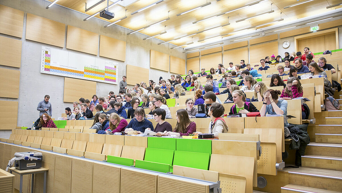 Symbolbild Vorlesung in der Biochemie