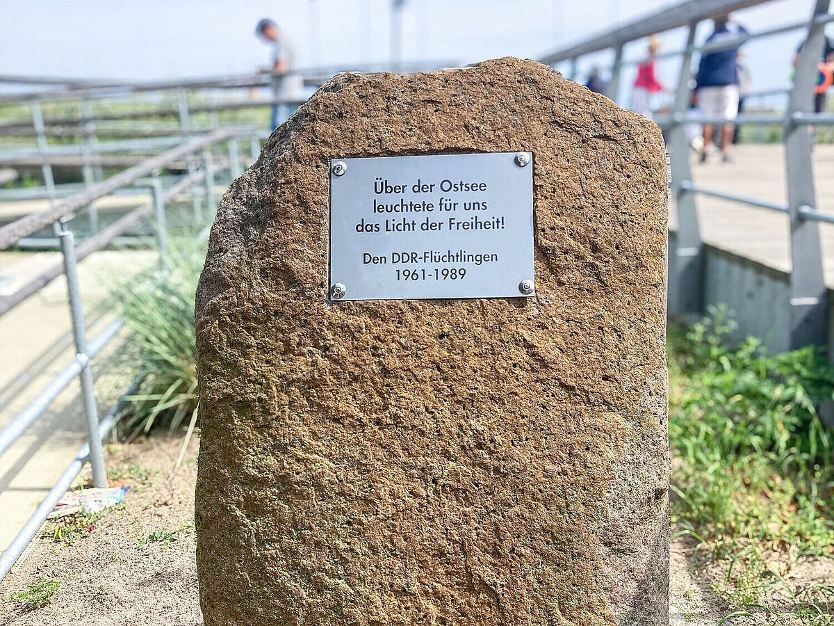 Gedenkstein in Boltenhagen