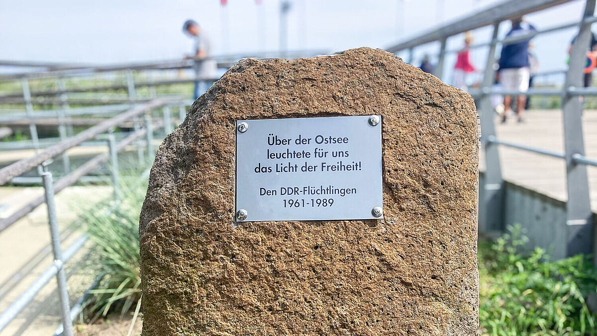 Gedenkstein in Boltenhagen
