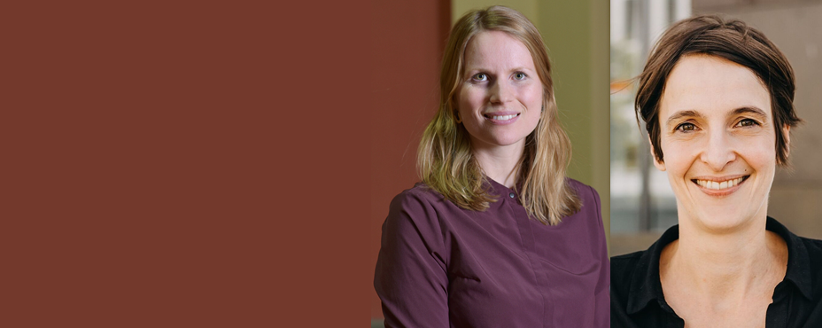 Portraitfotos von Prof. Dr. Katharina Schaufler und Prof. Dr. Isabelle Dolezalek