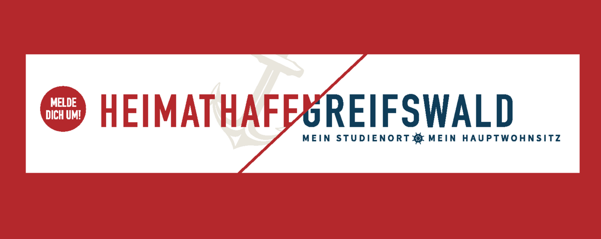 Auf dem Slider steht: Heimathafen Greifswald. 
