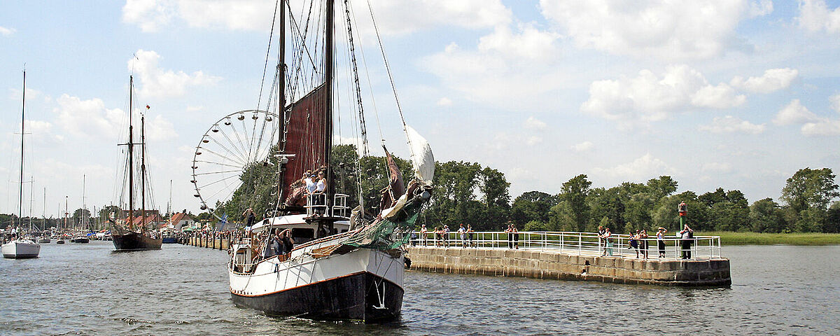 Segelschiff vor Wieck