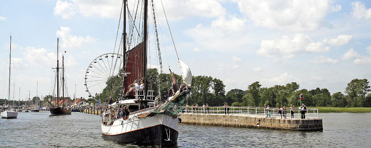 Sailing ship in Wieck