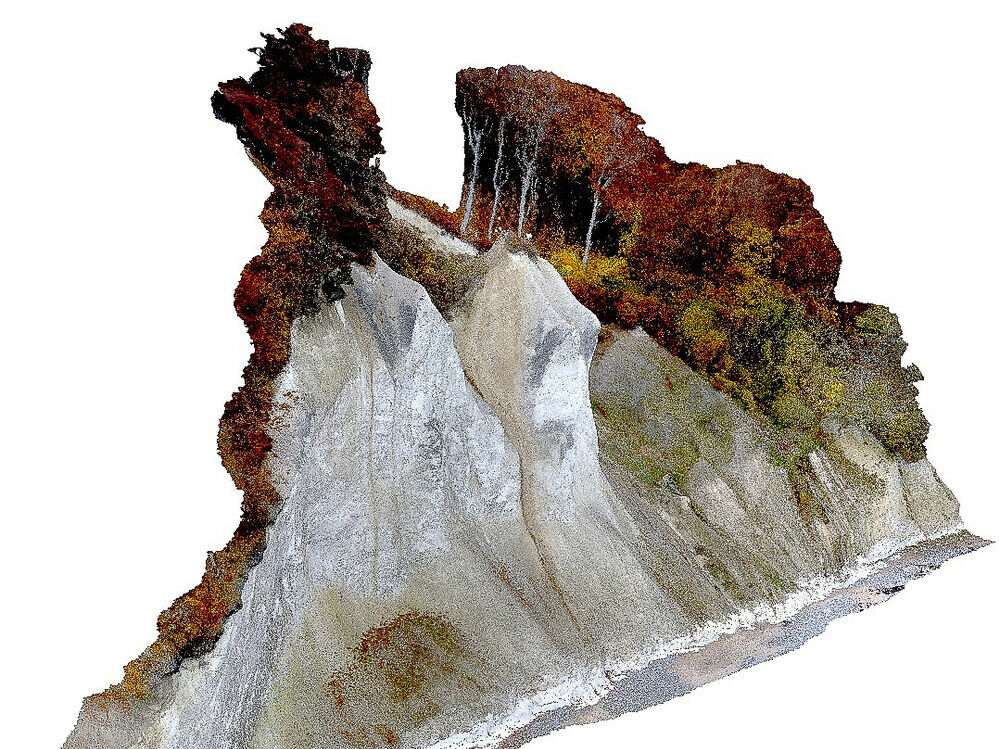 3D-Modell der Wissower Klinken ©Anna-Gehrmann, 2021 3D-Modell der Wissower Klinken ©Anna-Gehrmann, 2021