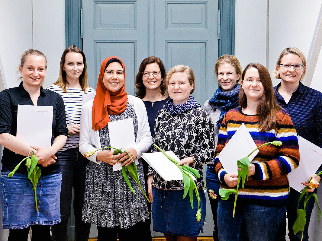 Gruppenfoto der Postdoktorandinnen 2016