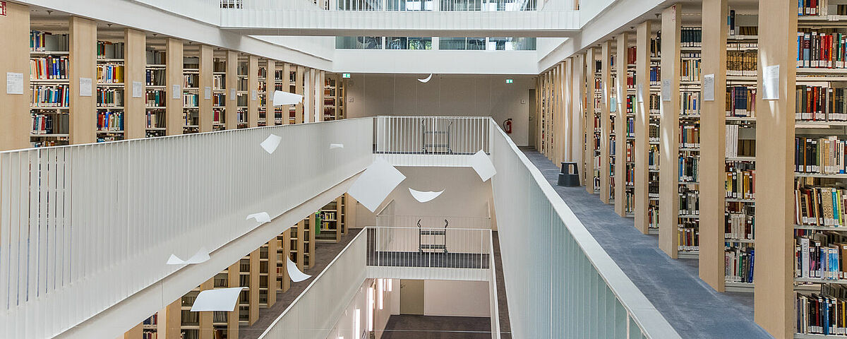 Architecture in the Departmental Library - photo: Kilian Dorner Architecture in the Departmental Library - photo: Kilian Dorner