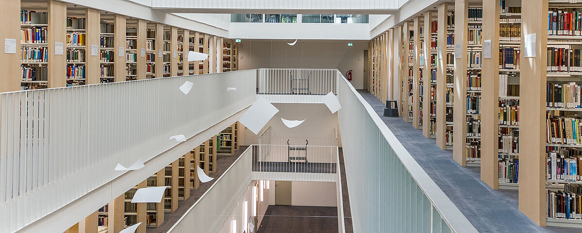 Bereichsbibliothek Architektur – Foto: Kilian Dorner Bereichsbibliothek Architektur – Foto: Kilian Dorner