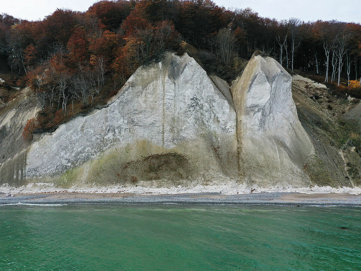 Drohnenaufnahme der Wissower Klinken auf Rügen, ©Anna_Gehrmann