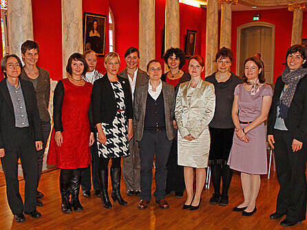 Gruppenfoto der Postdoktorandinnen 2011