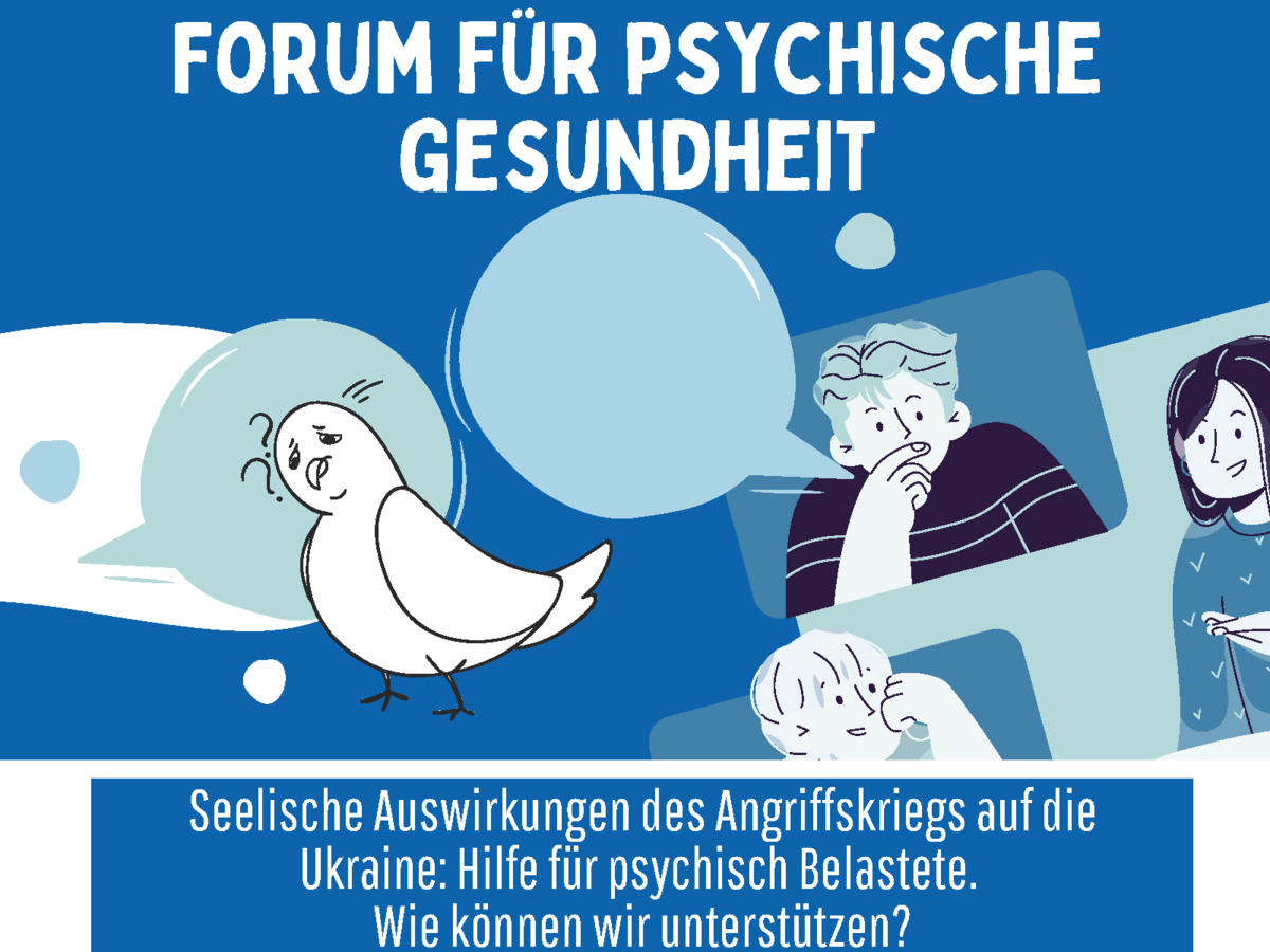 Ausschnitt, Flyer mit Friedenstaube, © Gemeinsam für psychische Gesundheit (GPG)